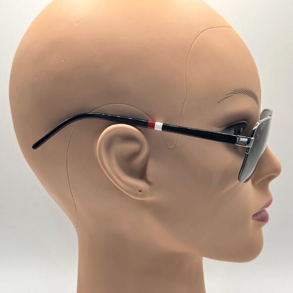 NEW Men's Y2K Ralph Lauren Semi-Rimless Sunglasses Polo 3062 Gun/G15 56/17 Italy - Picture 2 of 10